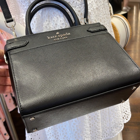 Kate Spade staci small satchel black NWT - Picture 3 of 16
